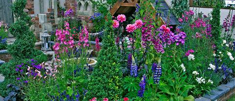 Designed flower beds by Gardens Revived